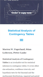 Mobile Screenshot of contingencytables.com